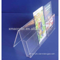 Clear acrylic stand brochure holder